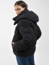 Dámska krátka zimná bunda čierna BUBERO 906
